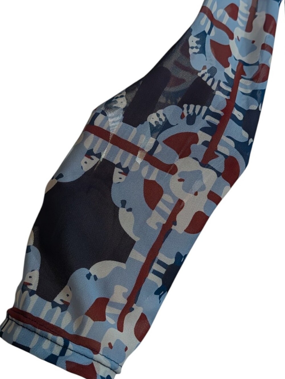 Hilary MacMillan Sheer Mesh Mock Neck Midi Dress Cover-Up | 2X | NWT - Picture 5 of 10